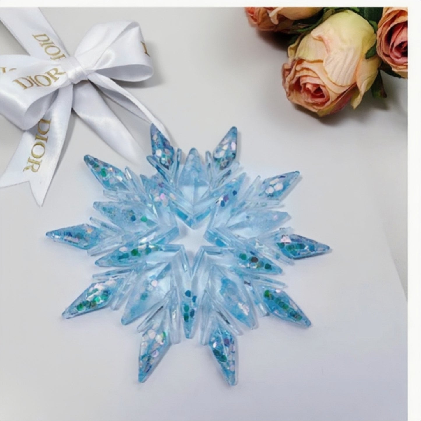 Large Handmade Snowflake Mold