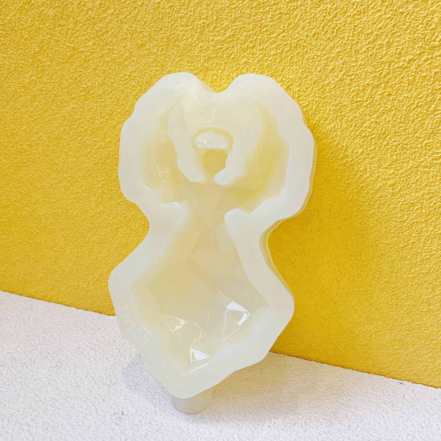 Handmade Faceted Angel Wing Resin Silicone Mold
