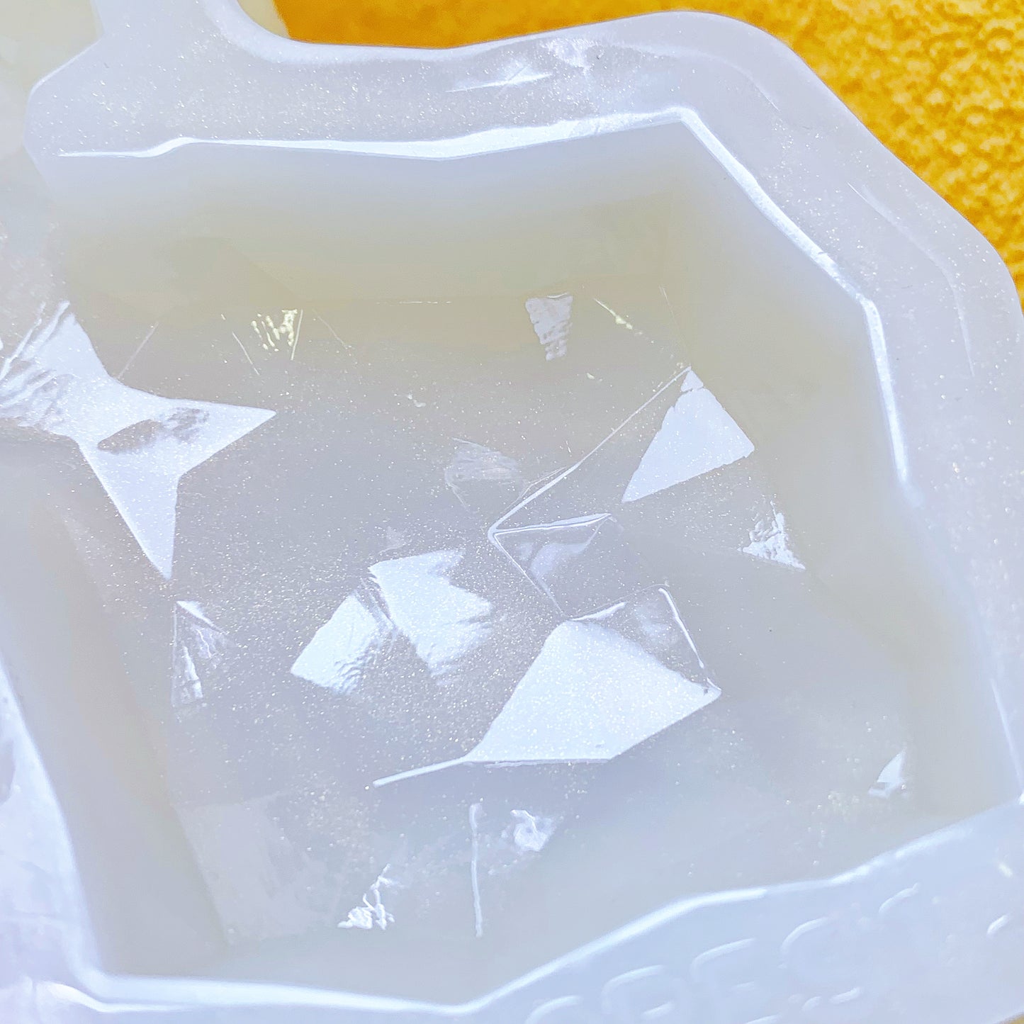 Handmade Faceted Angel Wing Resin Silicone Mold