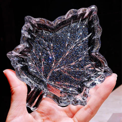 Handmade Maple Leaf Tray Crystal Effect Resin Mold