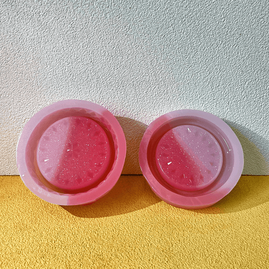 Handmade Diamond Pattern Storage Jar Resin Mold